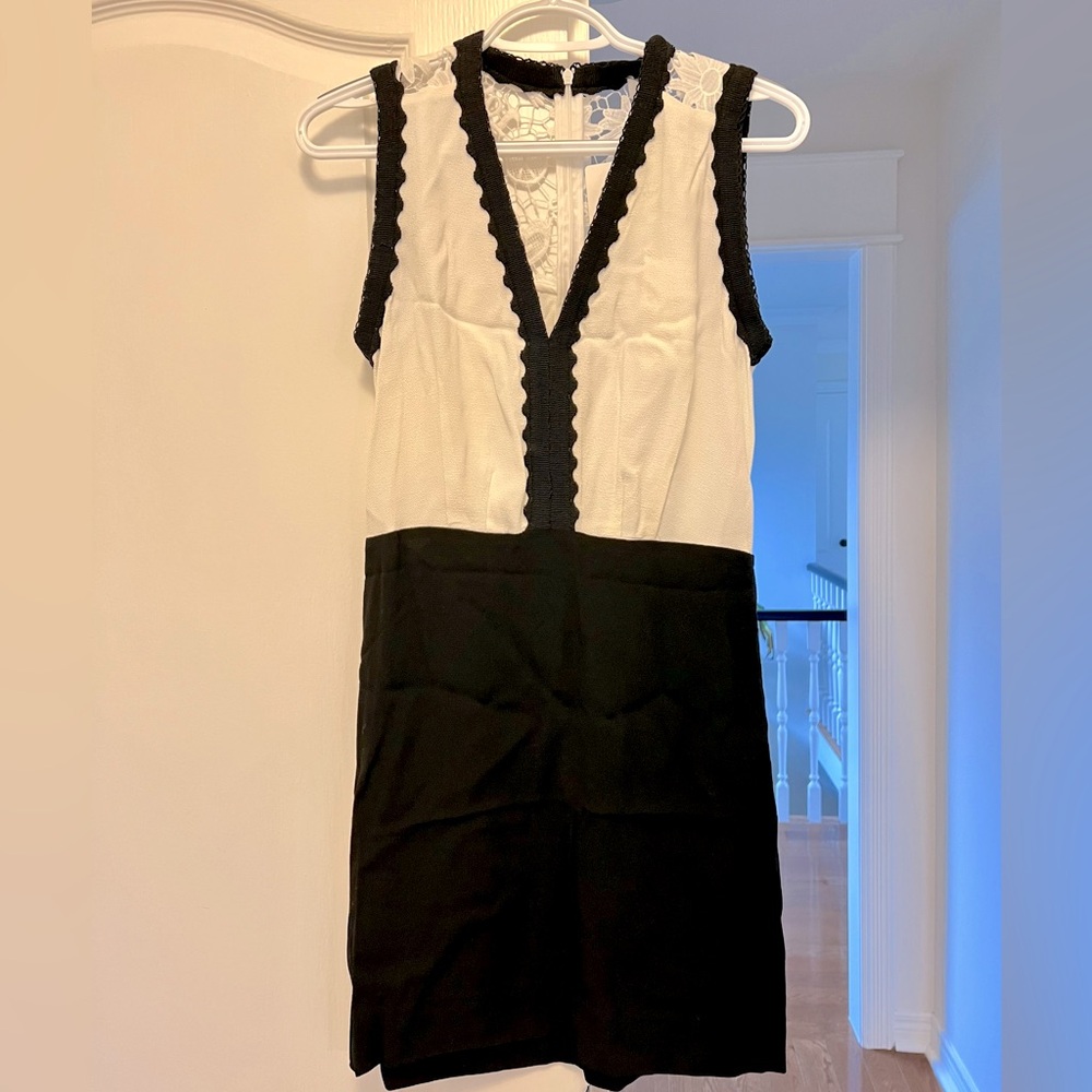 Sandro black and white dress NWT - Picture 5 of 5